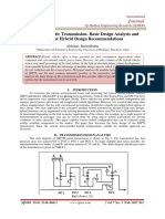 8HP70 Automatic Transmission-Basic Design Analysis and Modular Hybrid Design Recommendations