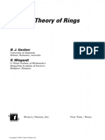 (Monographs and Textbooks in Pure and Applied Mathematics 261) J.W. Gardner, R. Wiegandt - Radical Theory of Rings (2004, M. Dekker)