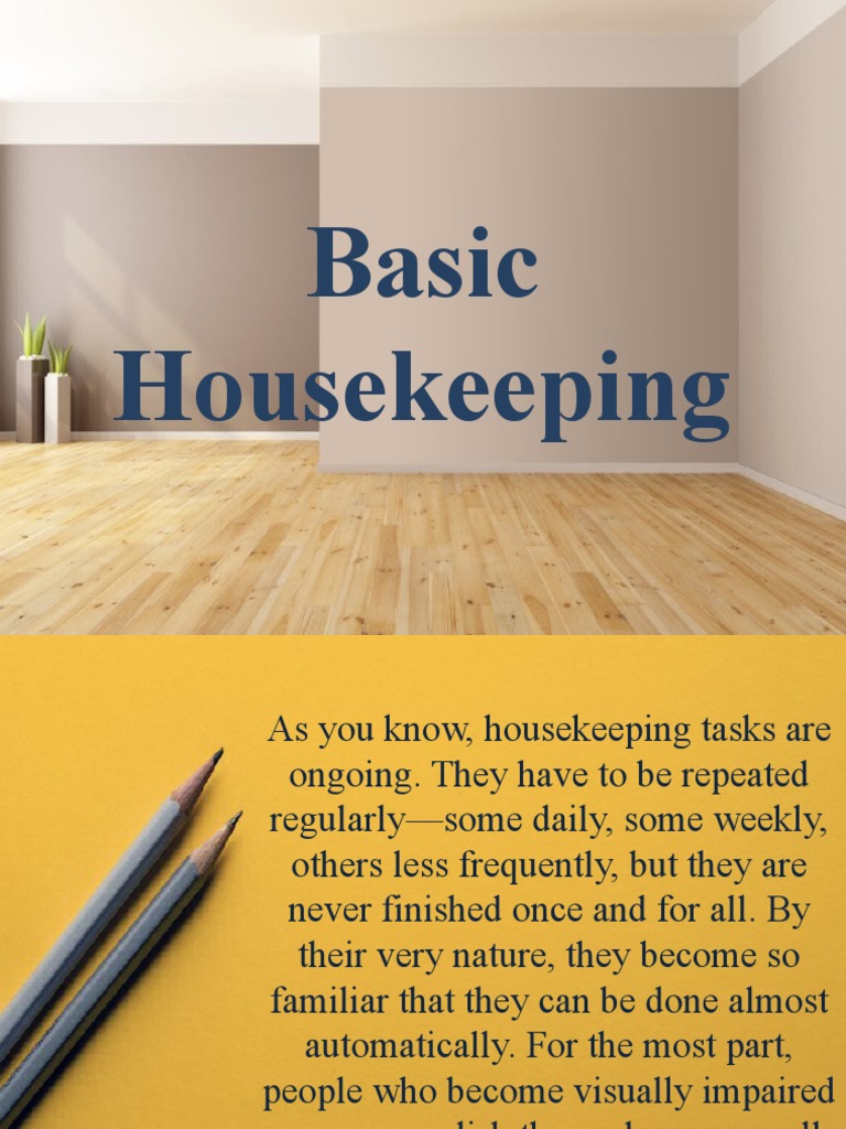 Basic Housekeeping PDF