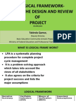 The Logical Framework - An Aid To The Design and Review of Project