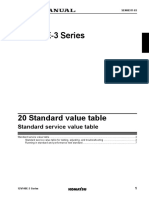 Engine 12V140E-3 Series: 20 Standard Value Table