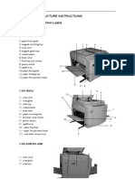 Chapter 1 Structure Instructions Section 1 The Machine's Parts