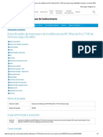 Especificações de impressora do multifuncional HP OfficeJet Pro 7740 de formato largo (G5J38A) _ Suporte ao cliente HP®