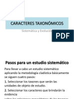 Caracteres Taxonómicos PDF