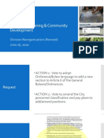 2020-06-10 City Council Memo Planning and Community Development Reorganization-REVISED PDF