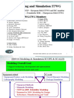 Modeling and Simulation ITWG