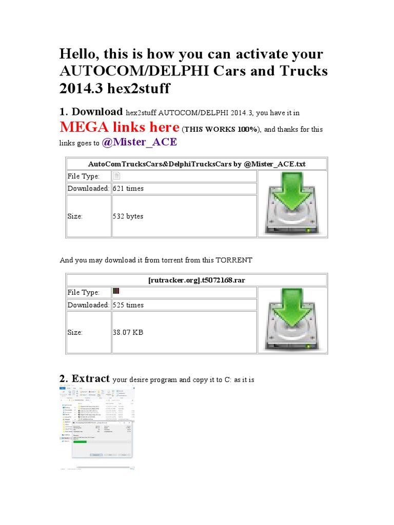 This Is How You Can Activate Your AUTOCOMDELPHI Cars And Trucks.