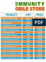 NAI Community Mobile Store_Price list