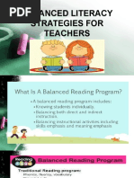 Balanced Literacy Strategies For Teachers