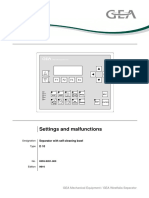 Settings and Malfunctions