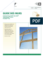 Guide Des Murs: Comprend Les Produits Trus Joist Timberstrand LSL Et Parallam PSL