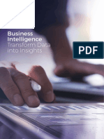 Business Intelligence Transform Data Into Insights