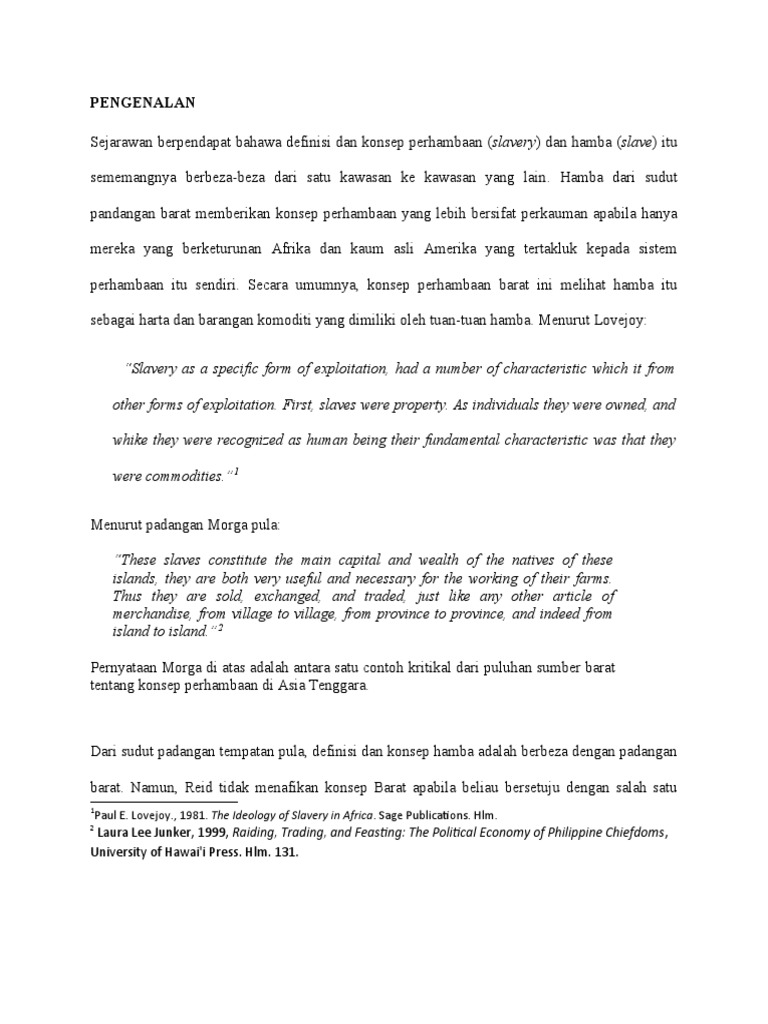 Esei Perhambaan  PDF