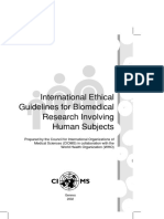 CIOMS Ethics Guidelines PDF