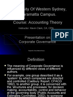 University of Western Sydney, Paramatta Campus. Course: Accounting Theory