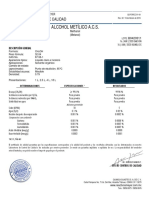 Alcohol Metílico A.C.S. B0420311