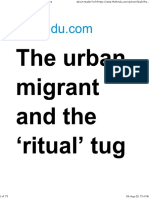 The Urban Migrant and The Ritual' Tug of Home PDF