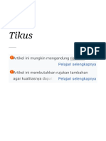 Tikus - Wikipedia bahasa Indonesia, ensiklopedia b