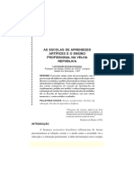 As Escolas de Aprendizes Artifices e o Ensino Prof