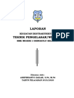 Laporan Kegiatan Ekstrakurikuler Teknik Pengelasan