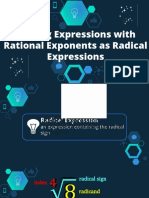 Rational Exponents as Radical Expressions