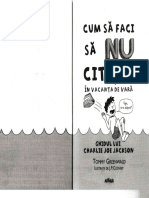 Cum Sa Faci Sa Nu Citesti in Vacanta de Vara - Tommy Greenwald PDF