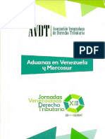 Xiii Jornadas VDT Aduanas en Venezuela y Mercosur PDF