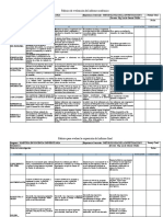 Evaluación informe académico Metodología Investigación