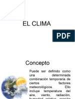 EL CLIMA exposicion