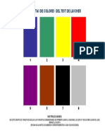 Tarjetas de Colores Del Test de Luscher PDF