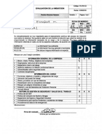 Evaluacion de Induccion