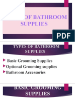 Types of Bathroom Supplies
