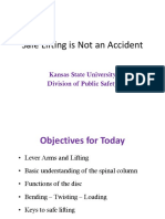 Safe Lifting Is Not An Accident PowerPoint