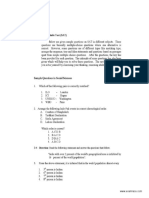 NTSE Stage 1 State Level Model Paper 15 PDF