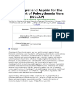 Clopidogrel and Aspirin For The Treatment of Polycythemia Vera