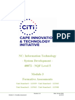 Module 3 SD (Formative Assessment)