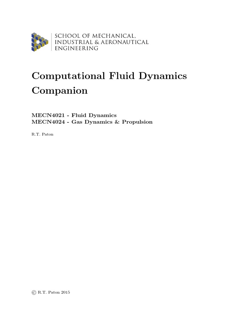 CFDCompanion | PDF | Mach Number | Fluid Dynamics