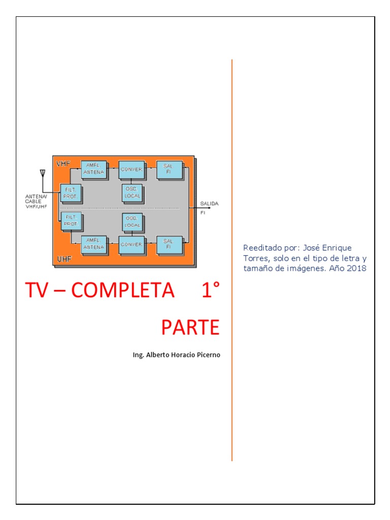 Curso de TV Completa 1° Parte PDF, PDF, Transistor