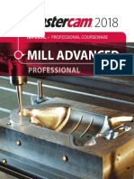 Mastercam 2018 MillAdvanced ProfessionalCourseware