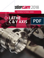 Mastercam 2018 LatheCY Training Tutorial PDF