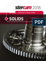 Mastercam 2018 Solids Training Tutorial PDF