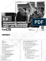 1 2 Grassroots Football Safeguarding Children Policy Procedures Black and White Version