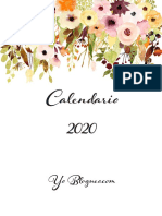 Calendario Flores 2020 PDF