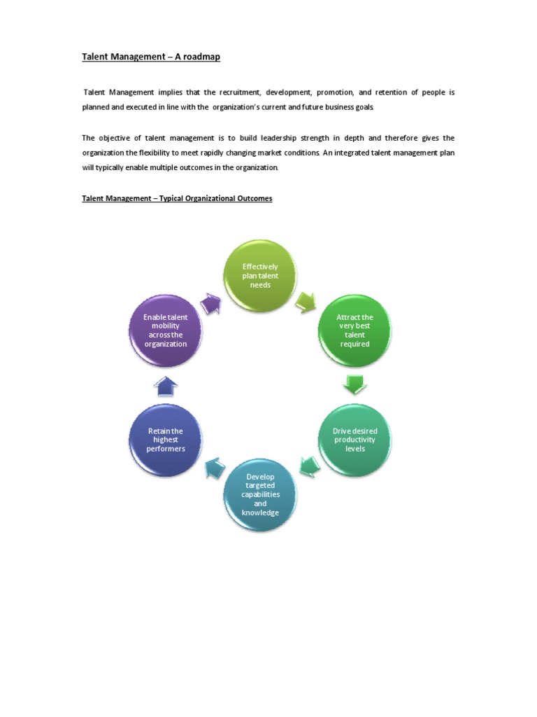 Talent Management Strategy Roadmap | PDF | Talent Management ...