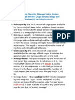 Cargo Handling and Stowage | PDF