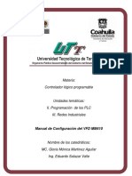 Manual Configuración VFD MM410 PDF