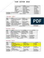 PLAN  LECTOR CURSOS  2018