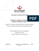 Material Feasibility Report IZZUL FADLI (19FTE1016)