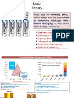 Ionic Battery: They Have No Memory Effect, Which Means That You Do Not