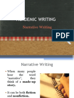 Lecture 8 Narrative Essays